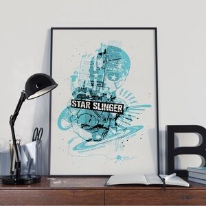 Star Slinger Silkscreen Poster